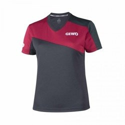 Koszulka Gewo Lana lady szaro-bordowa promocja świąteczno-noworoczna