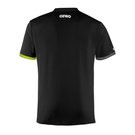 T-shirt Gewo Anzio czarno-szary poliester