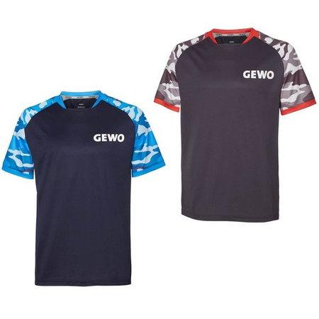 T-shirt Gewo Riba czarno-szara