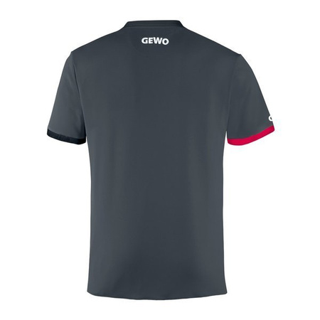 T-shirt Gewo Anzio czarno-szary poliester