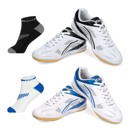 Buty  Gewo Smash Flex  + skarpety  Gewo Flex 2 - zestaw biało-niebieski