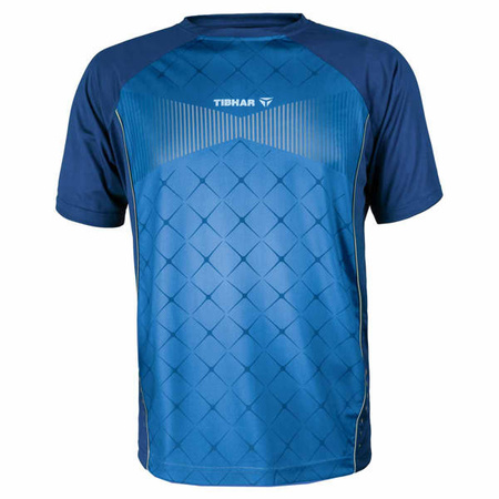 T-shirt Tibhar Pulse szaro-niebieska