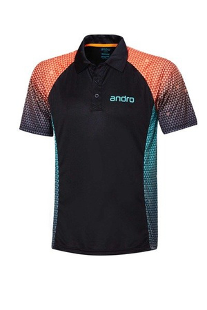 Koszulka Andro Marley niebiesko-zielona