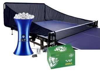 Robot JOOLA Buddy/iPong Pro (V300) zestaw medium: siatka Buddy/iPong+ 72 piłeczek - pobranie