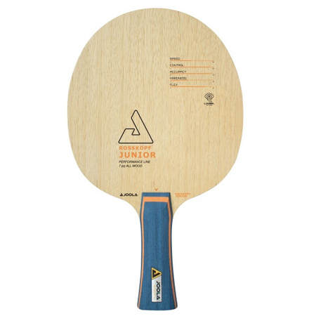 Zestaw dla dzieci: Deska JOOLA Rossi junior + Okładzina JOOLA Samba 2.00 mm na bekhend + Okładzina JOOLA Samba 2.0 mm na forhend