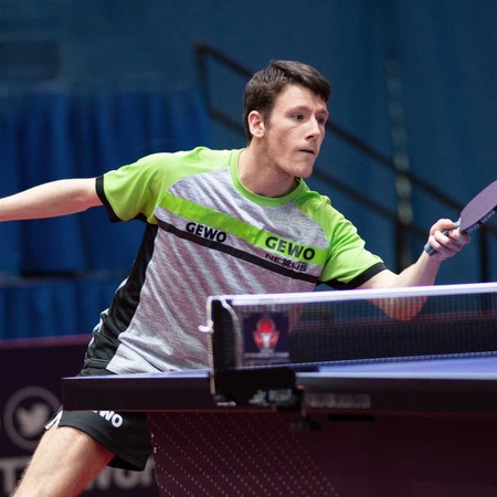 T-shirt Gewo Fermo szaro-czerwona