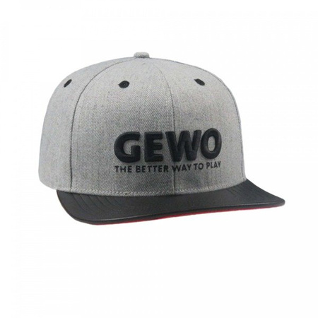 Czapka Gewo Snapback-Cap szaro-czarno-czerwona