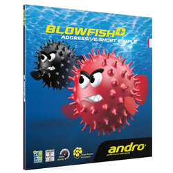 Okładzina Andro Blowfish Plus, 2.0 MM, CZERWONA - wyjatkowa okazja