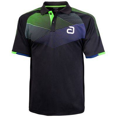 Koszulka Andro Avos poliester czarno-zielona M, L, XL - wyjątkowa okazja