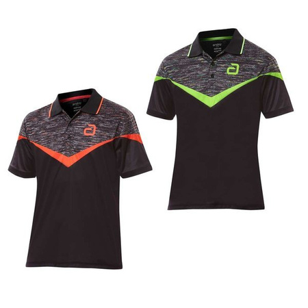 Koszulka Andro Teslin junior czarno-zielona