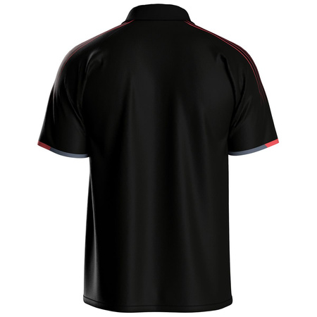 Koszulka Andro Avos poliester czarno-czerwona