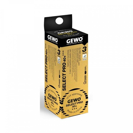 Piłki Gewo Select Pro 40+ *** - 3 szt. ABS