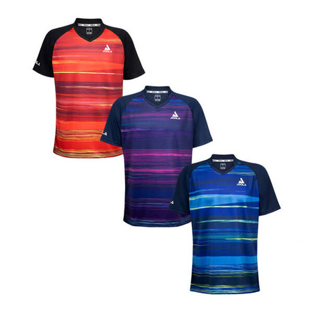 T-shirt JOOLA Solstice czerwono-czarna