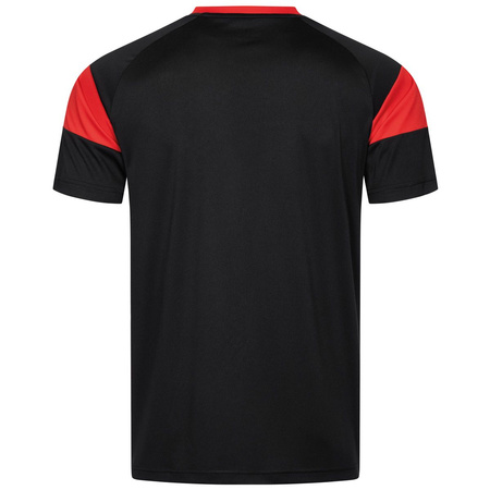 T-shirt Donic Slate czarno-czerwona