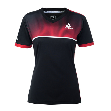 Koszulka JOOLA lady Edge czarno-czerwona