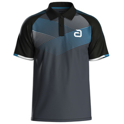 Koszulka Andro Avos poliester szaro-niebieska