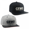 Czapka Gewo Snapback-Cap szaro-czarno-czerwona