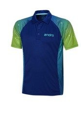 Koszulka Andro Marley niebiesko-zielona