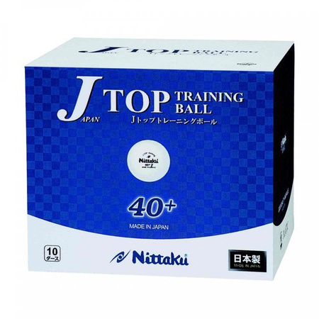 Piłki Nittaku J-Top Training 40+ 120 sztuk białe