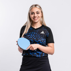 Koszulka JOOLA Centrela lady czarno-niebieska, rozm.S - wyjątkowa okazja