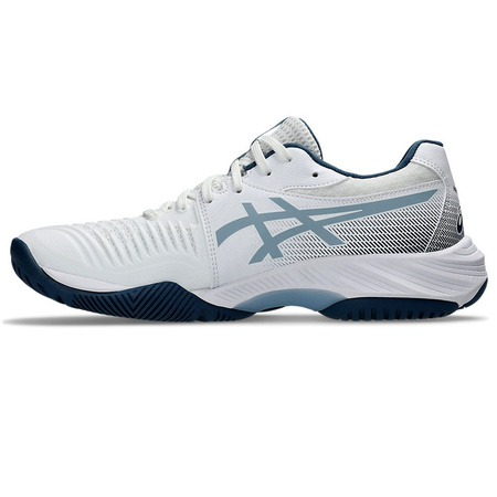 Buty Asics NETBURNER BALLISTIC FF 3 biało - granatowe  rozm.13 US (48 eur) - wyjątkowa okazja