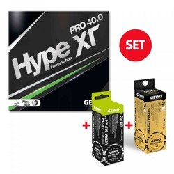 Zestaw Okładzina (Belag) Gewo Hype XT Pro 40.0 + 3-pak Select Pro 40+ 3-pak Ultra