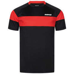 T-shirt Donic Slate czarno-czerwona