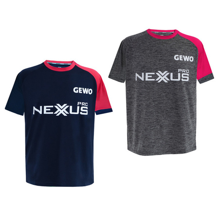 GEWO T-Shirt Pesaro Promo Nexxus Pro szaro-czerwona- wyjątkowa okazja