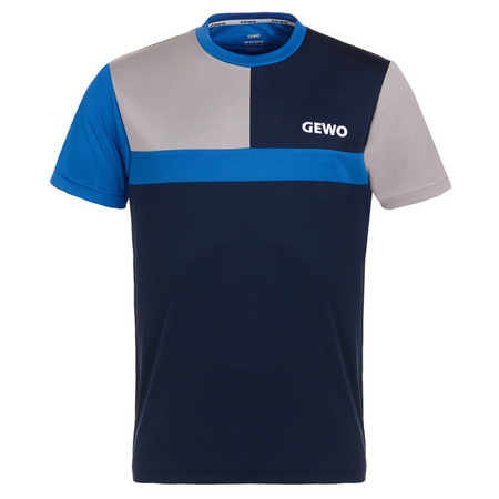 T-shirt Gewo Ravenna granatowo-niebieska