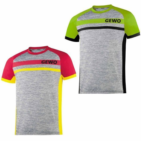 T-shirt Gewo Fermo szaro-zielona