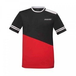 T-shirt Donic Static Junior czarno-czerwona