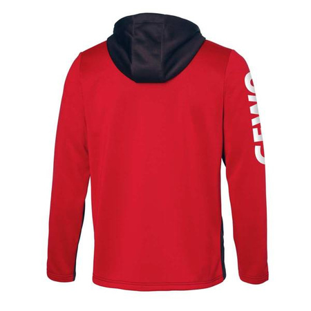 Bluza Gewo Corvo Hoody z kapturem czarno-czerwona