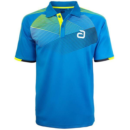 Koszulka Andro Avos poliester szaro-niebieska