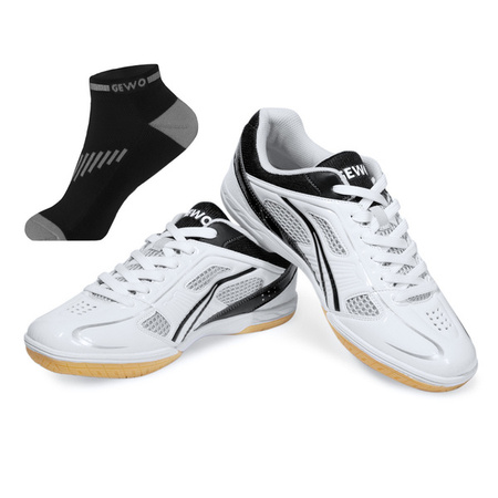 Buty  Gewo Smash Flex  + skarpety  Gewo Flex 2 - zestaw biało-niebieski