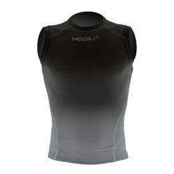 Koszulka Negiu Kompression-bezrękawnik czarna