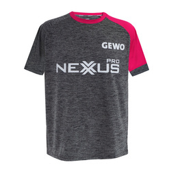 GEWO T-Shirt Pesaro Promo Nexxus Pro szaro-czerwona- wyjątkowa okazja