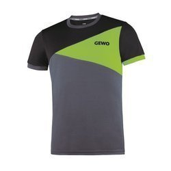 T-shirt Gewo Anzio czarno-szary poliester