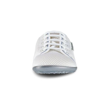 Buty Leguano Go białe - efekt bosej stopy