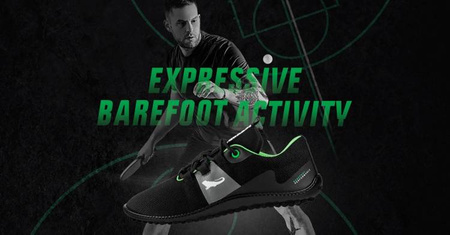 Buty Leguano SPINWIN białe - efekt bosej stopy