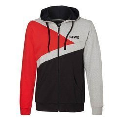 Bluza Gewo HOODY Lever czarno-szaro-czerwona