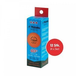 Piłki Nittaku  Nexcel 40+*** - 12 szt. pomarańczowe