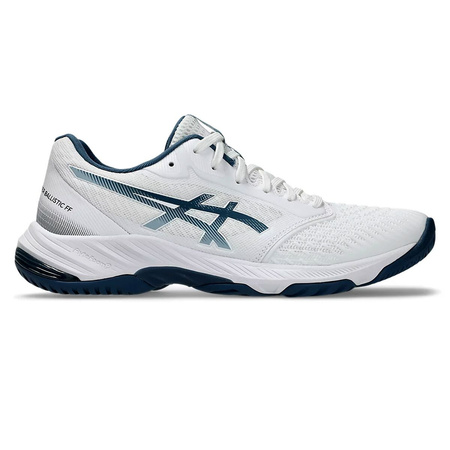 Buty Asics NETBURNER BALLISTIC FF 3 biało - granatowe  rozm.13 US (48 eur) - wyjątkowa okazja