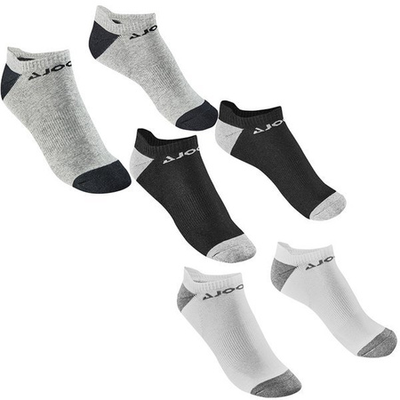 Skarpety JOOLA Terni Short szaro-czarne