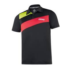 Koszulka Gewo Novara czarno-czerwona 6 szt. - wyjątkowa okazja
