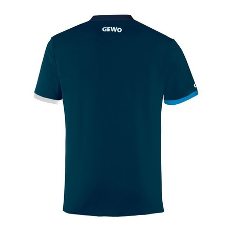 T-shirt Gewo Anzio szaro-czerwony poliester