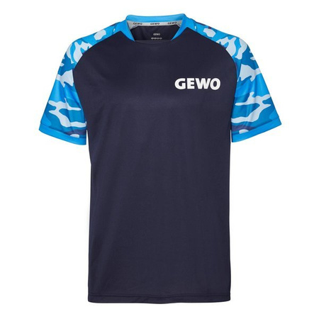 T-shirt Gewo Riba czarno-szara