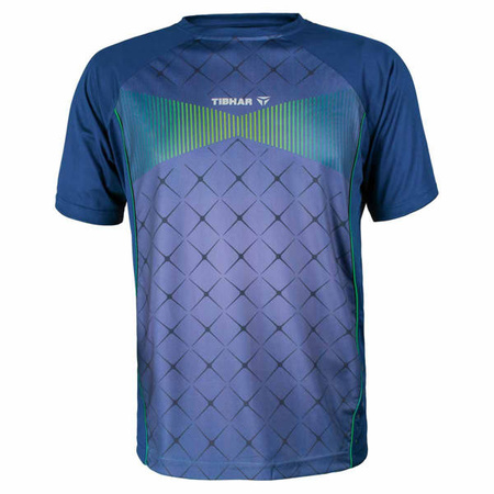 T-shirt Tibhar Pulse szaro-niebieska