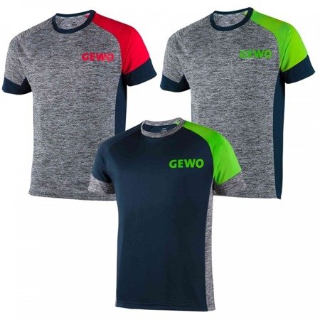 T-shirt Gewo Pesaro niebiesko-zielona